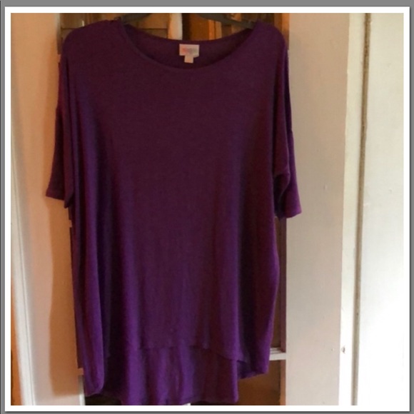 LuLaRoe Tops - LULAROE SIMPLY COMFORTABLE SOLID PURPLE TOP